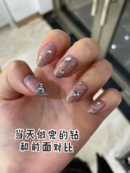 -手牵手美甲