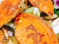 葱姜梭子蟹-海岛渔村大酒店(云霄路店)