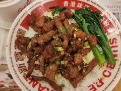 椒盐猪柳煎蛋饭-新世界餐厅(万达店)