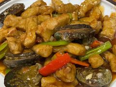 鲍鱼溜肉段-小郭私房菜·海肠捞饭店(学士街店)