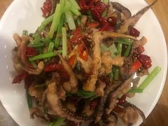 干煸鱿鱼须-陈傻子餐厅(世纪都会店)