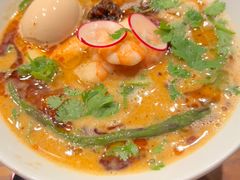 鮮蝦辣雞扒拉麵-篝拉面(银座店)