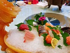 深海辽参刺身盘-鞍山大白鲨美食酒店