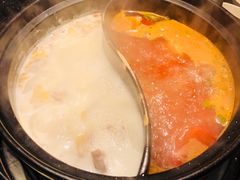 番茄牛膝骨猪肚鸡锅-捞王锅物料理(凯旋路店)