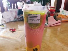 草莓优格冰淇淋果茶-混果汁(福田领展中心城店)