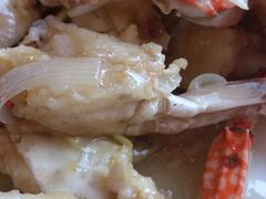 葱姜炒蟹特写-海岛渔村大酒店(云霄路店)