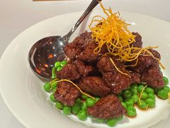 翠豌豆蜜制牛肉-南通滨江洲际酒店-东厨中餐厅