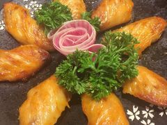 烤鸡翅-青古韩式炭火烤肉店