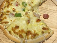 虾仁芝士披萨-那些年记忆烧烤