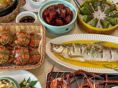 -七的湖·晚芳亭·阳澄湖农家菜·大闸蟹(莲花岛店)