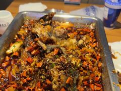 招牌怪味烤鱼-吉庆莲年有鱼炭烤鱼(苏宁广场店)