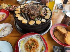裹鸡蛋炸馒头片-石记老北京炙子烤肉(松园店)