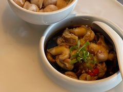 辣酒汁花螺配夏威夷果-木守西溪溪隐餐厅