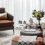 105平的精装房搭配爱马仕橙