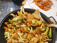 干锅有机菜花-北平味道.京味菜.烤鸭(梨园店)