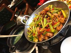 干锅肥肠-老牌坊•鲁菜名店•地道济南菜(大观园商埠店)