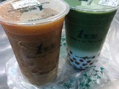 冰淇淋红茶加波霸去冰无糖-1点点(京溪店)