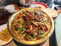 葱爆羊肉-阿五黄河大鲤鱼(建业路店)