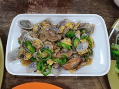 豉汁炒花甲-贞姨美食·老字号海鲜大排档