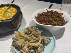 咸蛋黄炸鱼皮-新加坡海鲜(国贸商城店)