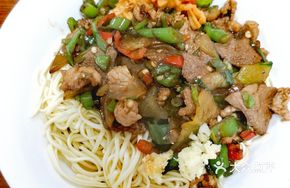 Pork Liver and Dried Meat Noodles