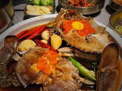 -草家酱蟹炭火烤肉店(珲春南路一店)