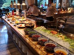 自助取餐区-万达瑞华酒店美食汇自助餐厅(楚河汉街店)