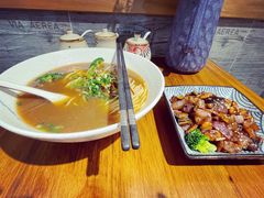 河虾爆鳝鱼浇头-囿面传统制面馆(中央路店)