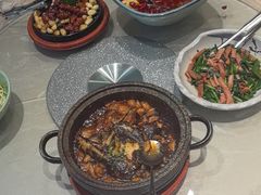 -海派美食·家宴海鲜青岛菜·石锅鲽鱼头(东方城店)