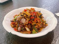 萝卜干炒腊肉-湘肠香火锅店(团结湖店)
