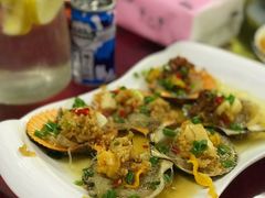 粉丝蒸扇贝-美味海鲜大排档(明发美食地标店)