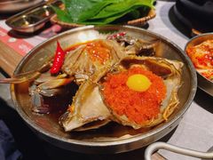 -草家酱蟹炭火烤肉店(珲春南路一店)