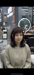 点击看大图 -藤野造型烫发染发