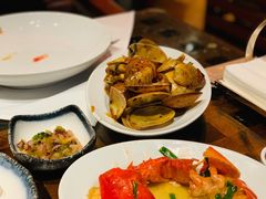 豉椒炒花甲-mezza9 Macau(澳门君悦酒店)