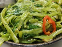 虾酱通菜-凤城康记饭店