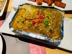 锡纸娃娃菜-炭益东北烧烤(白马万科里店)