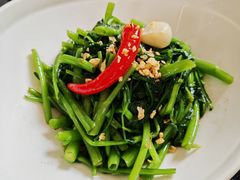 秘制虾酱炒空心菜-帕蓝·暹罗料理(大学路店)