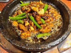 石锅沸腾牛蛙饭-绿茶餐厅(华联万柳店)