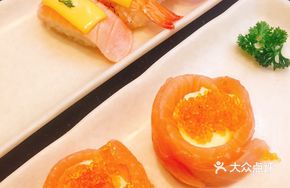 Grilled Salmon and Unagi Donburi Set