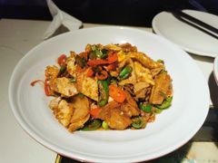 五花肉炒荷包蛋-京味斋·北京烤鸭(华威桥北工大店)