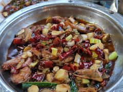 香辣基围虾-老鳖私房菜(常青花园店)