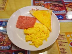 火腿多士炒蛋-黄恩记茶餐厅(杨箕店)