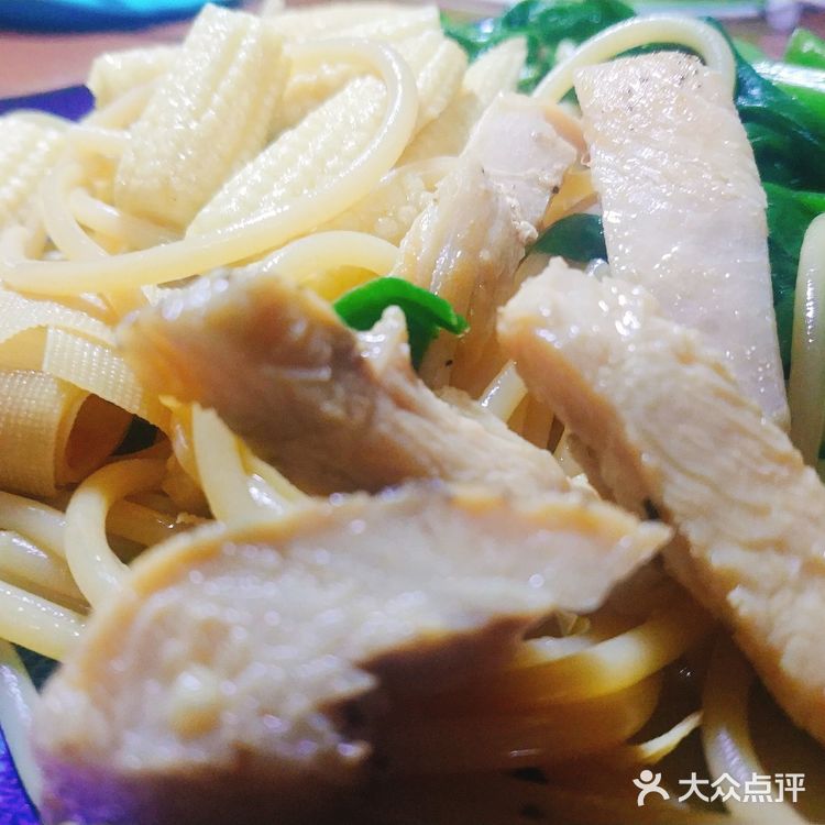 减脂神餐之玉米笋凉拌意面