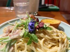 培根奶油烩意面-雕刻时光咖啡馆(师大路店)