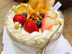 4英寸森系风冰淇淋动物奶油蛋糕-艾加柒克蛋糕茶歇甜品台(春熙路店)