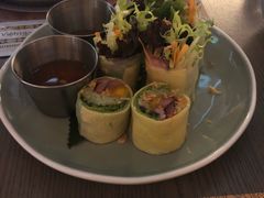 黄金蛋包猪颈肉米纸卷-CHINCHIN 青青·泰国料理(万象食家店)