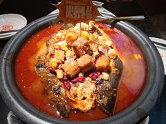 宫爆油条虾滑烤鱼-探鱼·鲜青椒爽麻烤鱼(领展购物广场店)