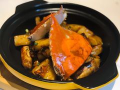梭子蟹蒸肉饼-玫瑰厅上海菜(兴国路店)