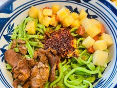 -长青菠菜面·烧烤