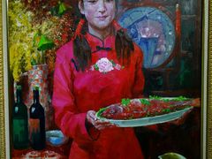 周有武·油画《吉庆有鱼》-上海虹桥当代艺术馆